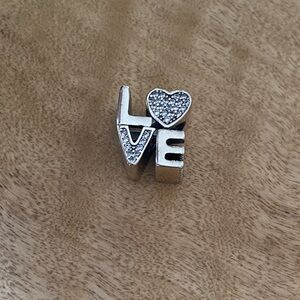 Love 925 Sterling Silver charm